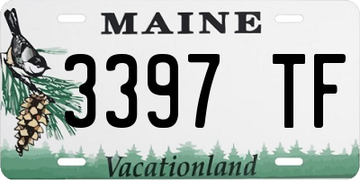 ME license plate 3397TF