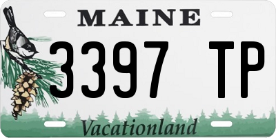 ME license plate 3397TP