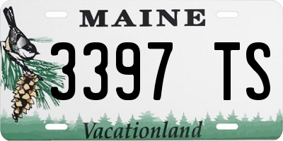 ME license plate 3397TS