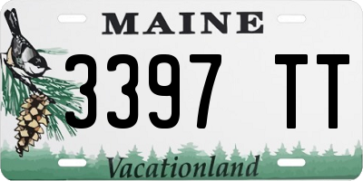 ME license plate 3397TT