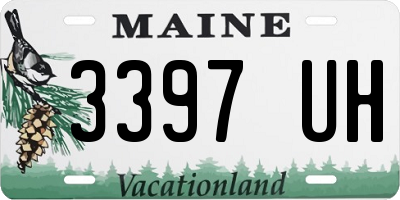 ME license plate 3397UH