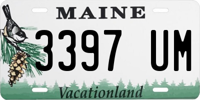 ME license plate 3397UM