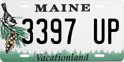ME license plate 3397UP