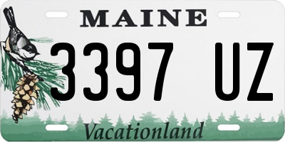 ME license plate 3397UZ