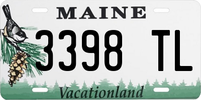 ME license plate 3398TL
