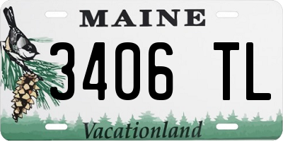 ME license plate 3406TL