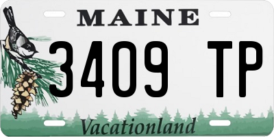 ME license plate 3409TP