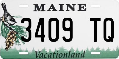 ME license plate 3409TQ