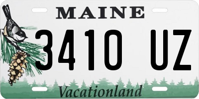 ME license plate 3410UZ