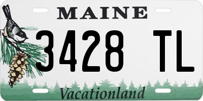ME license plate 3428TL