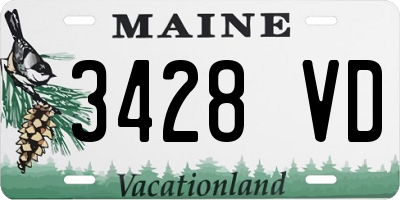 ME license plate 3428VD