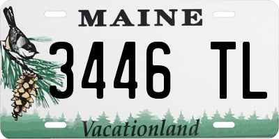 ME license plate 3446TL