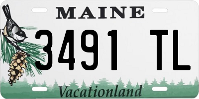 ME license plate 3491TL