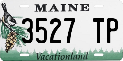 ME license plate 3527TP
