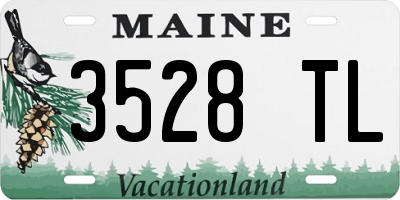 ME license plate 3528TL