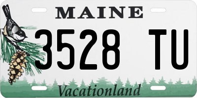 ME license plate 3528TU