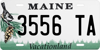 ME license plate 3556TA