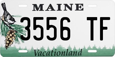ME license plate 3556TF