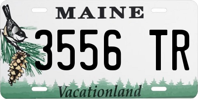 ME license plate 3556TR