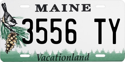 ME license plate 3556TY
