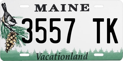 ME license plate 3557TK