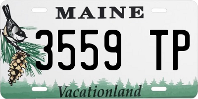 ME license plate 3559TP