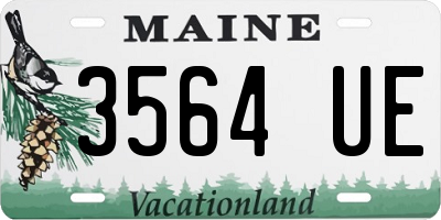 ME license plate 3564UE