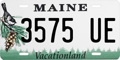 ME license plate 3575UE