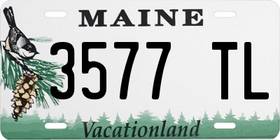 ME license plate 3577TL