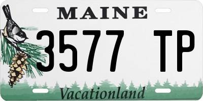 ME license plate 3577TP