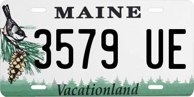 ME license plate 3579UE