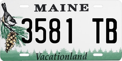 ME license plate 3581TB