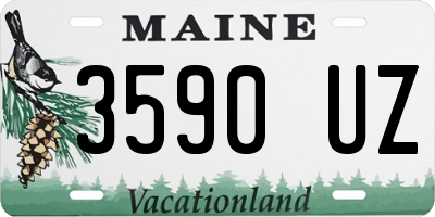 ME license plate 3590UZ