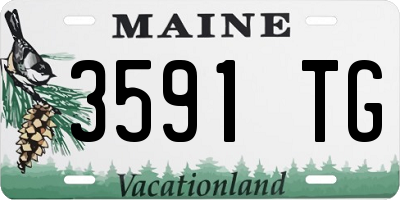 ME license plate 3591TG