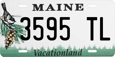 ME license plate 3595TL