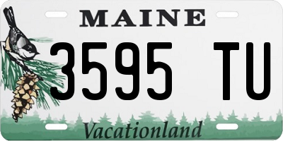 ME license plate 3595TU