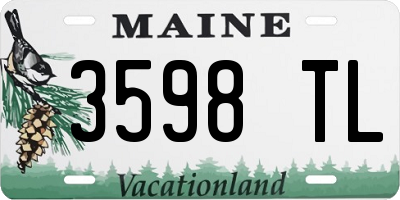 ME license plate 3598TL