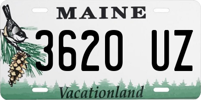 ME license plate 3620UZ