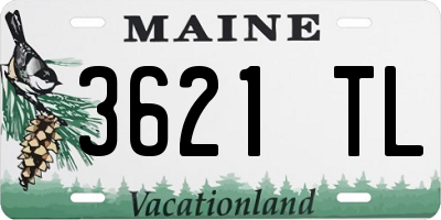 ME license plate 3621TL