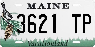 ME license plate 3621TP