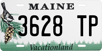 ME license plate 3628TP