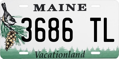 ME license plate 3686TL
