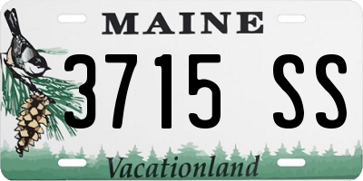 ME license plate 3715SS