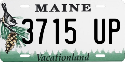 ME license plate 3715UP