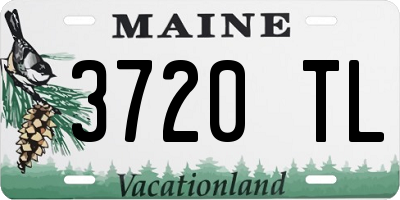 ME license plate 3720TL
