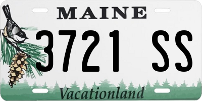 ME license plate 3721SS