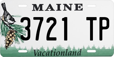 ME license plate 3721TP