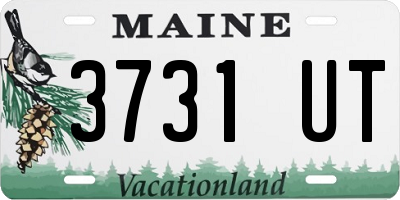 ME license plate 3731UT