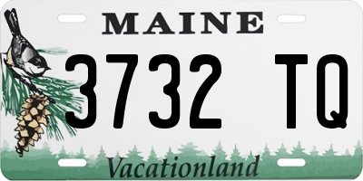 ME license plate 3732TQ