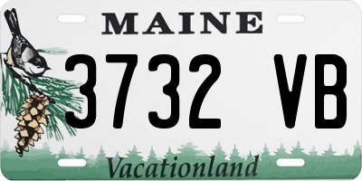 ME license plate 3732VB